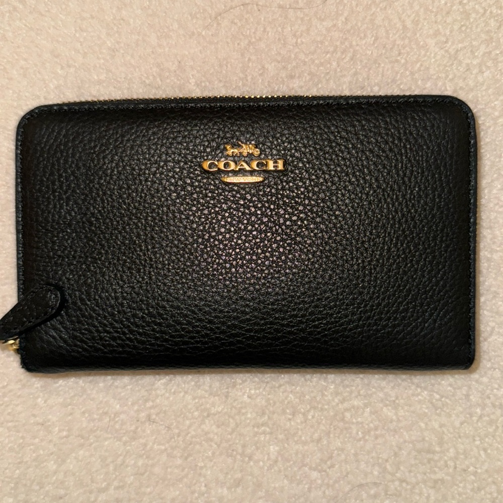 Coach zip wallet
